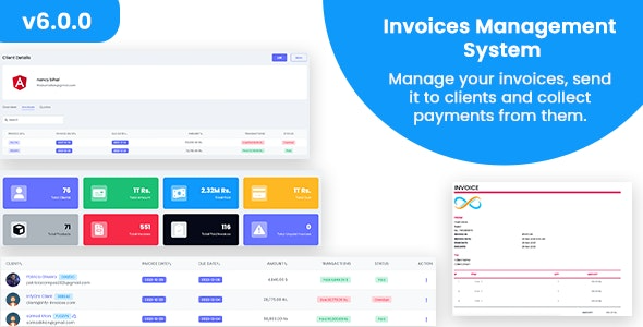 Invoices v7.2.0 – Laravel发票管理系统 会计和计费管理-发票
