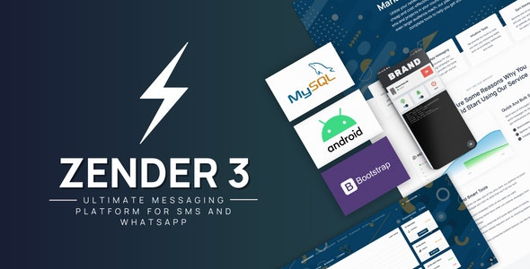Zender v3.8.5 -短信的终极消息平台,WhatsApp使用Android设备作为短信网关(SaaS)