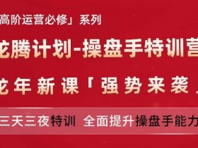 亚马逊高阶运营必修系列,龙腾计划-操盘手特训营,三天三夜特训 全面提升操盘手能力
