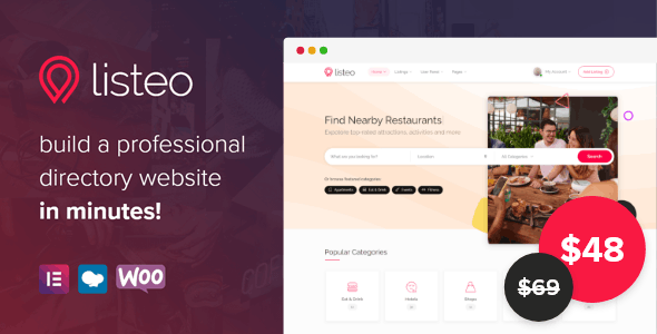 testedListeo Directory And Listings Theme 1.9.67
