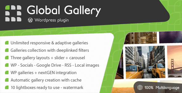 testedGlobal Gallery WP Responsive Gallery 9.0.1
