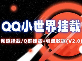 QQ小世界_频道挂载Q群挂载教程+引流数据分析(V2.0)