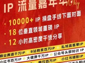 群响IP流量嘉年华,现场视频+IP江湖2024典藏版PPT