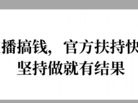吸流直播搞钱,官方扶持快准稳,坚持做就有结果