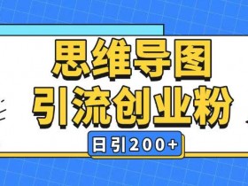 暴力引流全平台通用思维导图引流玩法ai一键生成日引200+