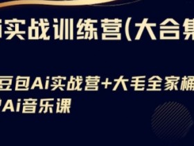 Ai实战训练营合集(豆包Ai+KiMi应用+Ai音乐),基础操作到高级技巧的多个方面