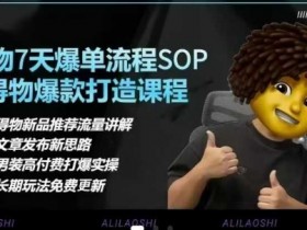 得物电商【合集】得物选品逻辑、细节优化、定价、爆款打造,7天打爆单品SOP,细致教学等