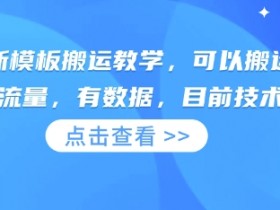 快手最新模板搬运教学,可以搬运任何赛道,有流量,有数据,目前技术很稳定