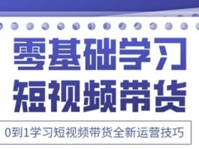 2025抖音全新短视频带货运营技巧,千款图片+万条文案+详细视频课程,零基础学习短视频带货