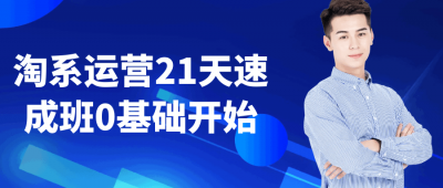 新媒体运营淘系运营21天速成班0基础开始