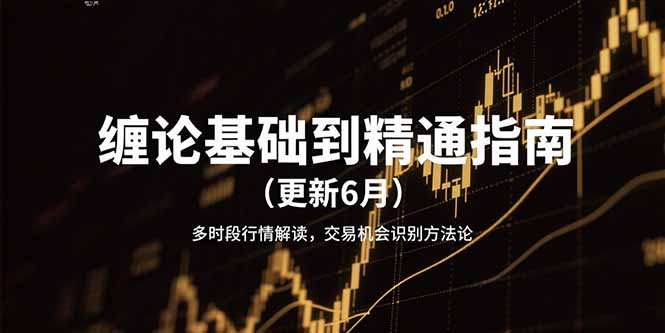 (15184期)缠论基础到精通指南(更新6月)多时段行情解读,交易机会识别方法论