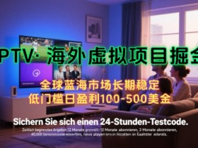 【海外虚拟项目掘金】日入100-200美刀,自己在家就可以闷声发大财,长期可做,工作室可复制扩大【揭秘】