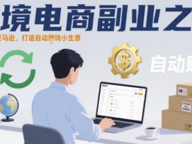 跨境电商副业之旅,一个人的亚马逊,打造自动賺钱小生意