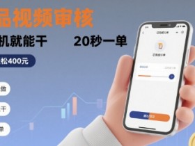 随时随地做!商品视频审核,有手机就能干,20 秒一单,单日轻松 4张+【揭秘】