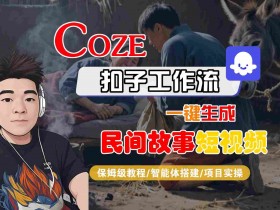 Coze扣子工作流一键生成民间故事短视频,保姆级教程-智能体搭建-项目实操