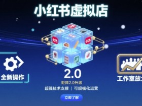 小红书虚拟店矩阵2.0,全新操作,超强技术,可工作室放大