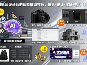 摄影师设计师的智能辅助技巧,摄影-设计-建筑-电商-平面