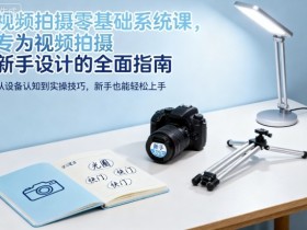 视频拍摄零基础系统课,专为视频拍摄新手设计的全面指南