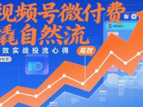 视频号微付费撬自然流,高效实战投流心得