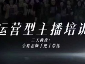 婉婉运营型主播培训线下课,主播四大能力,十小时线下录像+字幕,内容比线上课干