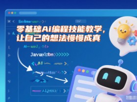 零基础Ai编程技能教学,让自己的想法慢慢成真