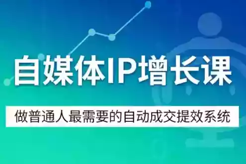 自媒体IP增长课,做普通人最需要的自动成交提效系统