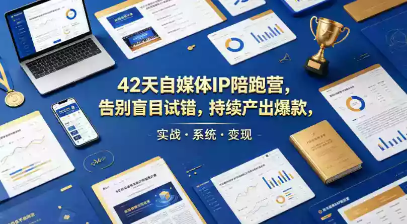 42天自媒体IP陪跑营,告别盲目试错,持续产出爆款,实战·系统·变现(更新2026)