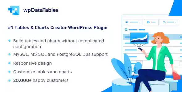 wpDataTables 表格和图表管理器