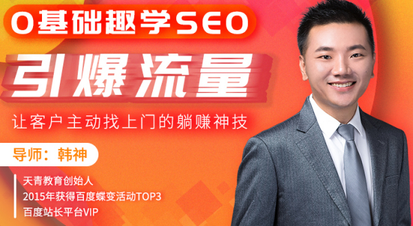 SEO零基础入门，引爆流量，让客户主动找上门的躺赚神技（价值2000）