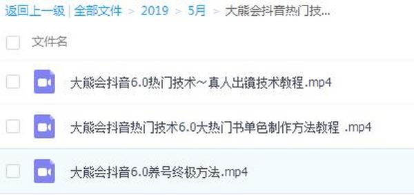 大熊会抖音热门技术6.0（价值2000元）