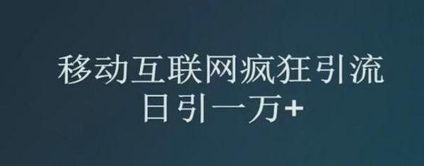 某平台VIP内训课《手机疯狂日引流10000+》