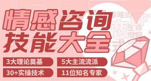 婚姻&#038;家庭情感心理咨询技能大全课