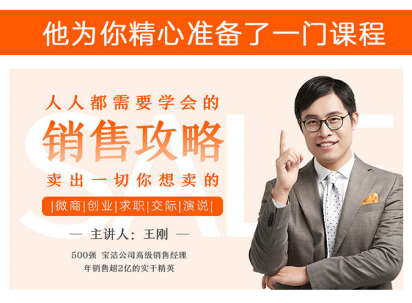 人人都需要学会的销售攻略：卖出一切你想卖的