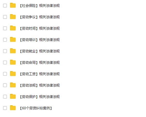 HR必备九大劳动法律法规【145个法规+60个纠纷案例】