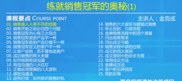 英盛网销售培训班《原来这样销售可以100%成交》