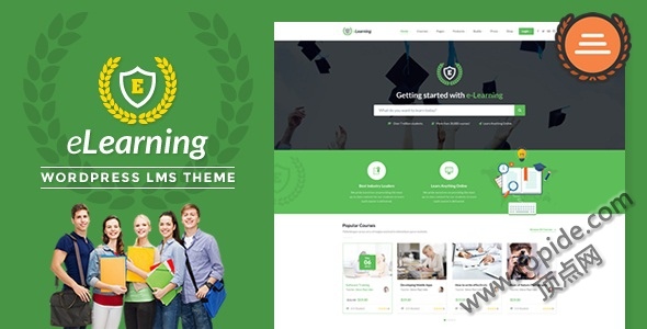 eLearning WP v2.3 – WordPress在线学习系统主题