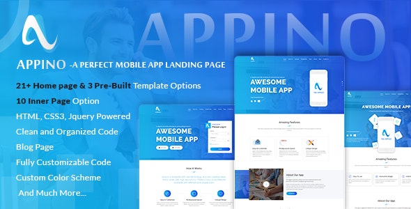 APPINO! – HTML端移动应用介绍展示页面