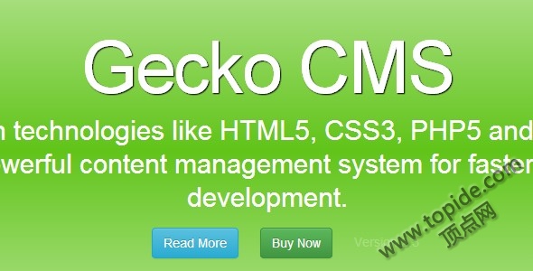 Gecko CMS V2.1 – 国外CMS程序破解版