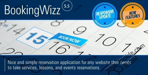 Booking System v5.5 – PHP在线预订程序