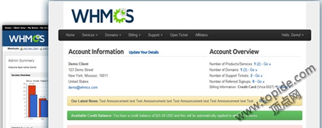 WHMCS P2H插件 – 发帖申请虚拟主机插件