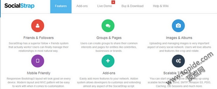 Socialstrap v4.3 – PHP社交网络源码包含30+插件