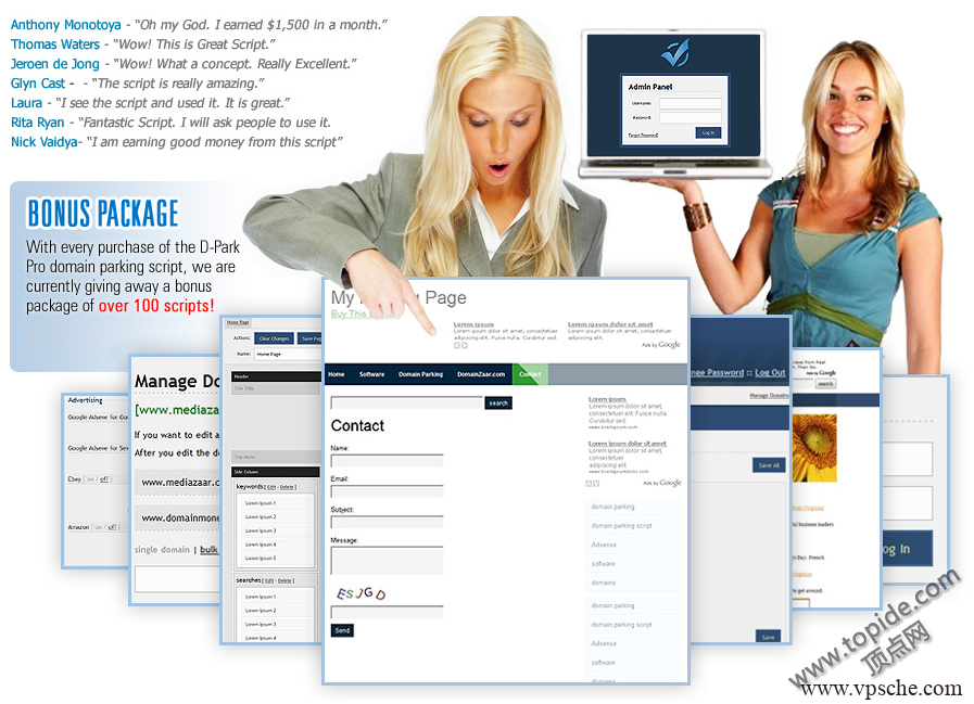 D-Park Pro – PHP域名停靠程序专业版