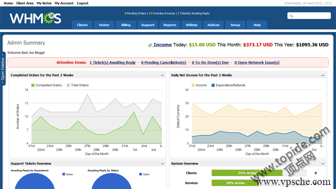 WHMCS v6.0.2 R1 – 新版发布
