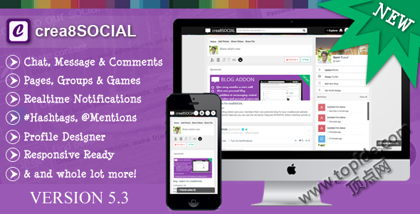 crea8social – PHP社交网络平台商业破解版 v.5.3