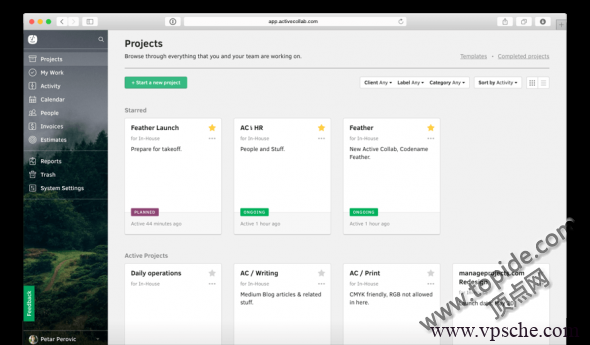 ActiveCollab v5.7.4 – 著名的PHP项目管理系统破解版