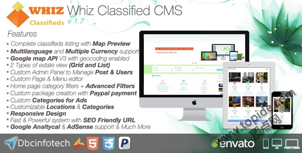 Whiz Biz – 分类内容管理系统