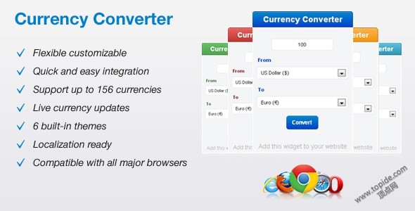 Currency Converter v1.8 – PHP在线货币转换器