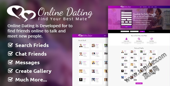 Online Dating Script v2.1 – PHP在线约会系统