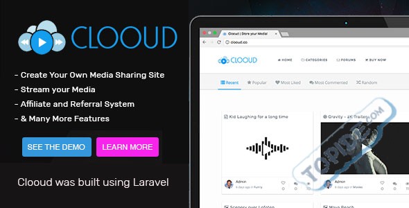 Clooud v1.4.0 – 专业级媒体分享系统