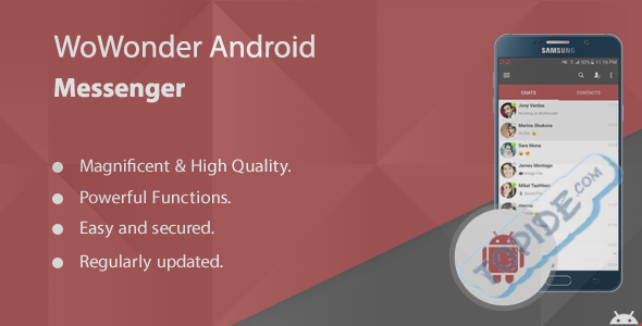 WoWonder Android Messenger v1.3.0 – WoWonder安卓客户端源码